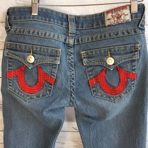 True Religion straight leg jeans 34”x31”